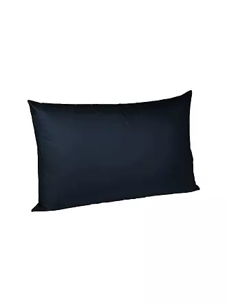 FLEURESSE | Copricuscino in raso Royal Uni, set da 2, 70x90 cm, nero | dunkelblau